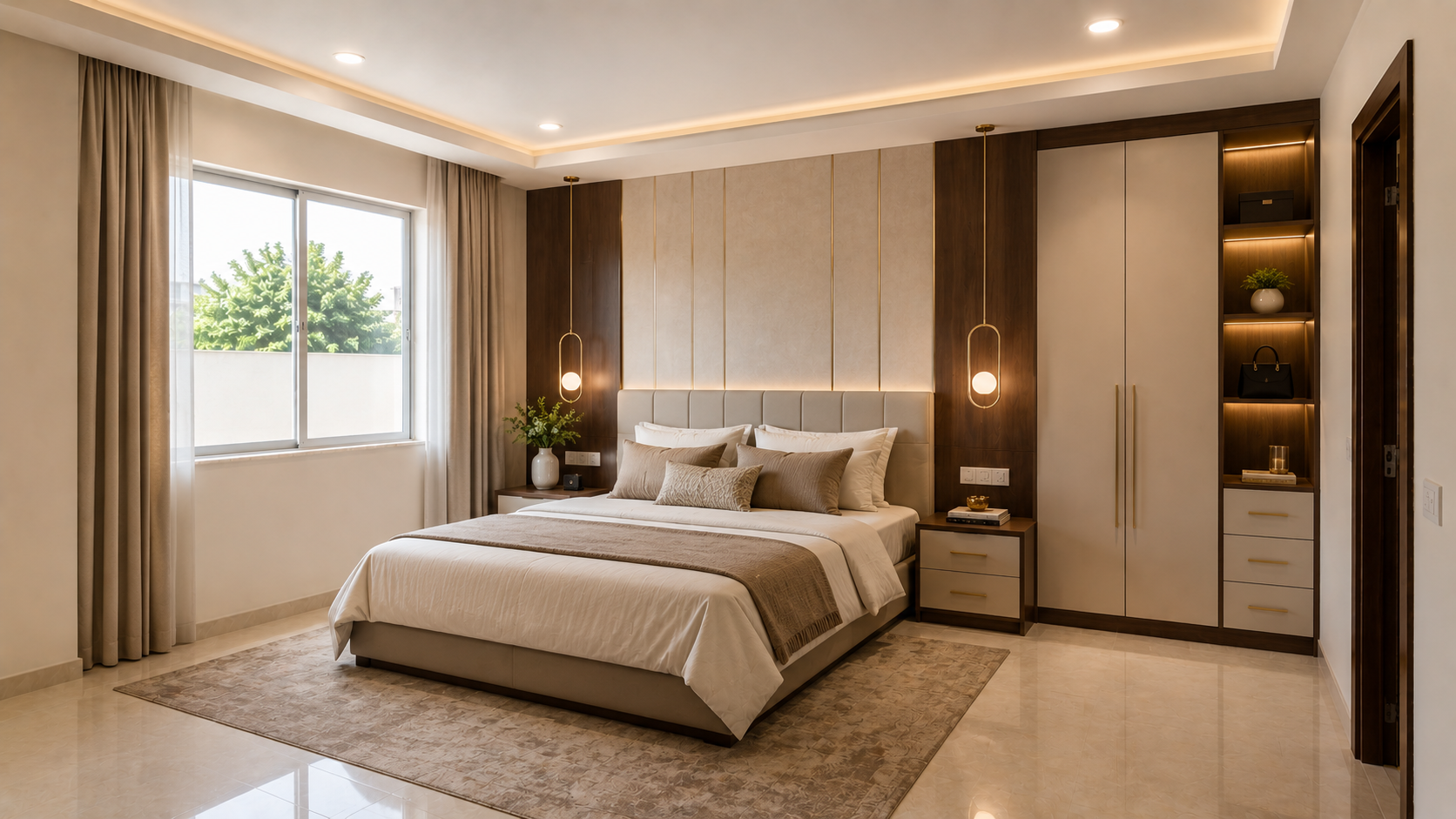 Luxury Wardrobe & Bed Suite After
